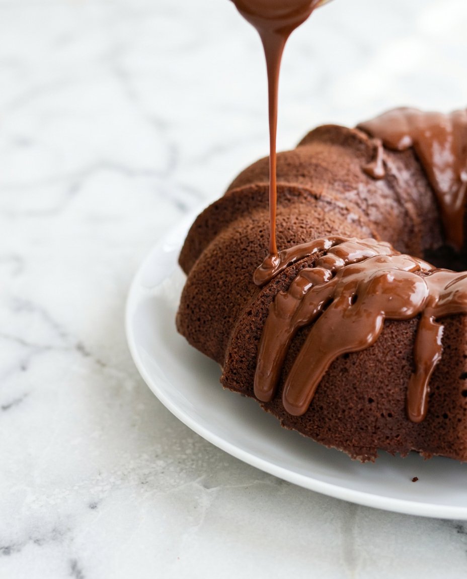A slice of healthy chocolate zucchini cake served simply on a white plate